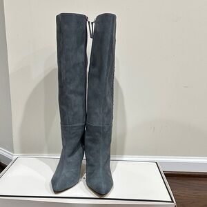 Brand New - White House Black Market Gray Boots Knee Boots